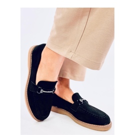 Ženske mokasine od brušene kože States Black - Inello crna 1