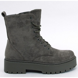 Burse Green gležnjače s platformom na vezanje - Inello zelena 1