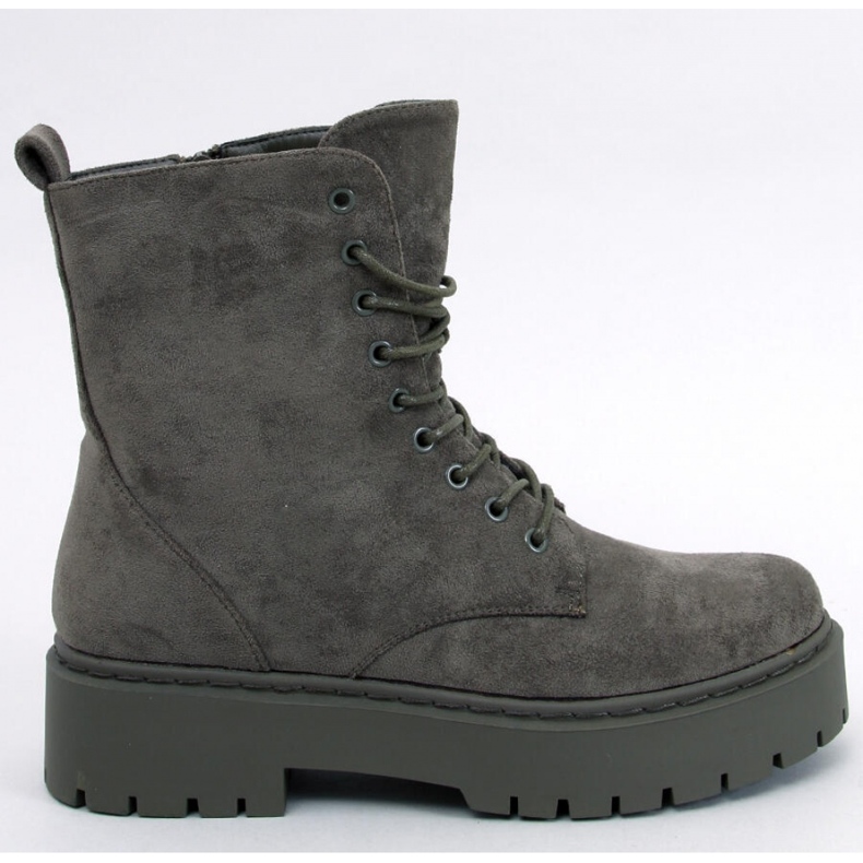 Burse Green gležnjače s platformom na vezanje - Inello zelena 1