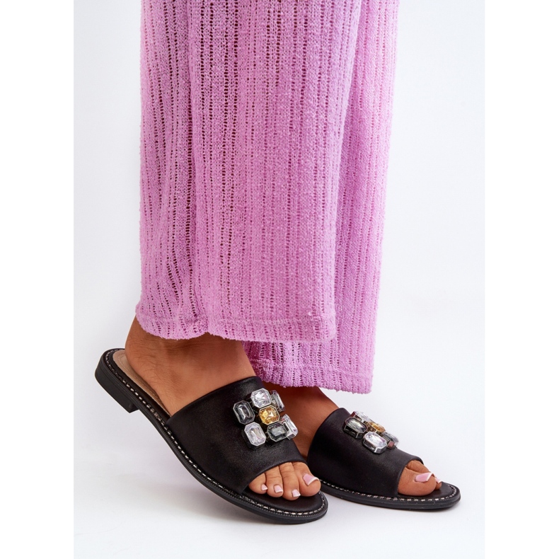 Step in style Japanke za sandale Model S.Barski KV27-031 crne - Zakoračite sa stilom crna 1