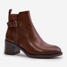 Step in style Čizme Model Nevillira DA110 Brown - Zakoračite sa stilom smeđa 2