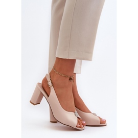 Step in style Sandale Model Trasea 24SD98-6785 Bež - Zakoračite sa stilom 1