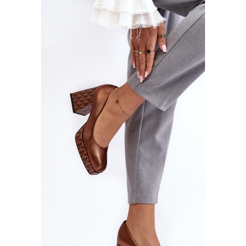 Step in style Cipele Model Laura Messi 259/819-821 Bakar - Zakoračite sa stilom smeđa 2