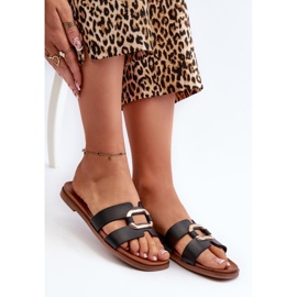 Step in style Japanke za sandale Model Sergio Leone SK077H crne - Zakoračite sa stilom crno 1