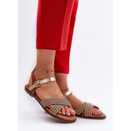 Step in style Sandale Model S.Barski MY923 Smeđe - Zakoračite sa stilom smeđa 1