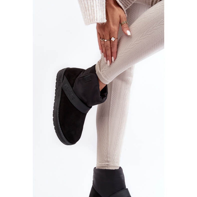 Step in style Čizme za snijeg Model Big Star MM274151 Black - Zakoračite sa stilom crno 2