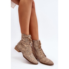 Step in style Čizme Model Maciejka 06391-04 Bež - Zakoračite sa stilom 1