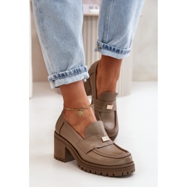 Step in style Cipele Model Zazoo 20168 Tamno bež - Zakoračite sa stilom 1