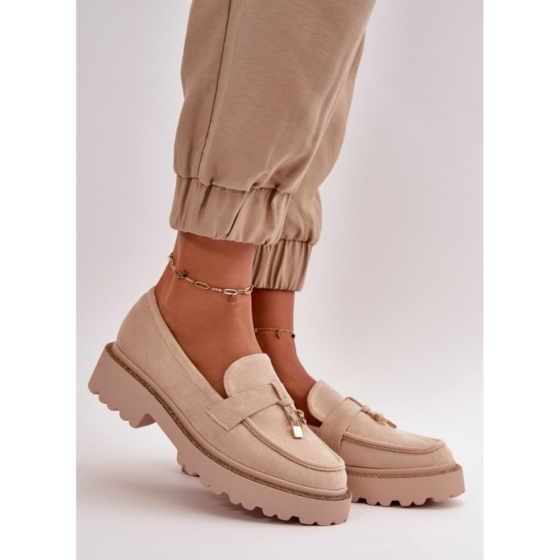 Step in style Mokasine Model Verindalle 77-533 Svijetlo bež - Zakoračite sa stilom 1