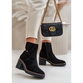 Step in style Čizme Model Arkesia KE219 Black - Zakoračite sa stilom crno 1