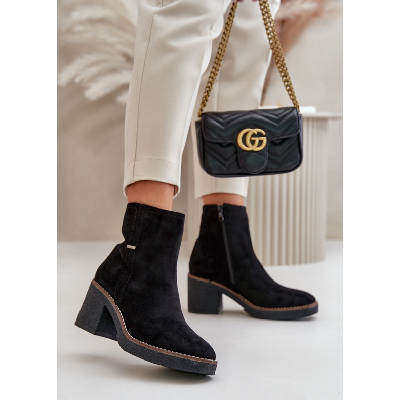 Step in style Čizme Model Arkesia KE219 Black - Zakoračite sa stilom crno 1