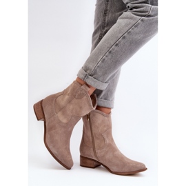 Step in style Čizme Model Zazoo 3329 Cappuccino - Zakoračite sa stilom smeđa 2
