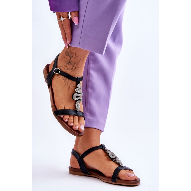 Step in style Sandale Model S.Barski KV-5541-42 Crne - Zakoračite sa stilom crna 2