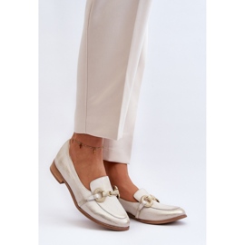 Step in style Mokasine Model Zazoo 2880/004 Zlatne - Zakoračite sa stilom žuta boja 1