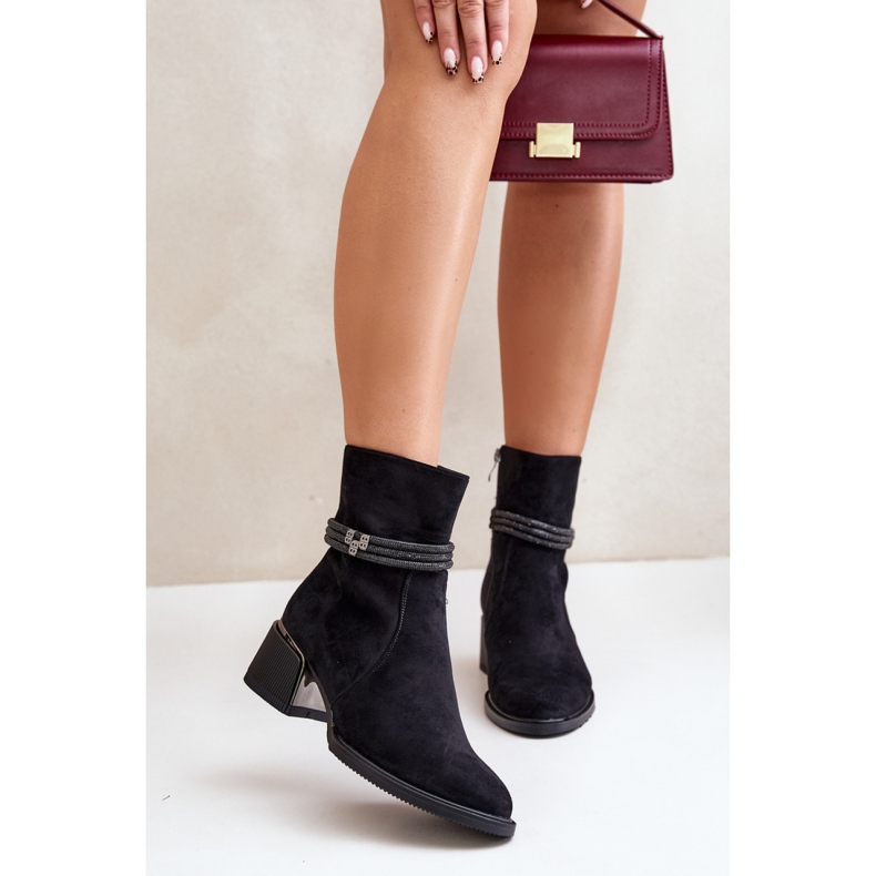 Step in style Model Da MR880-027 Crne čizme - Zakoračite sa stilom crno 1