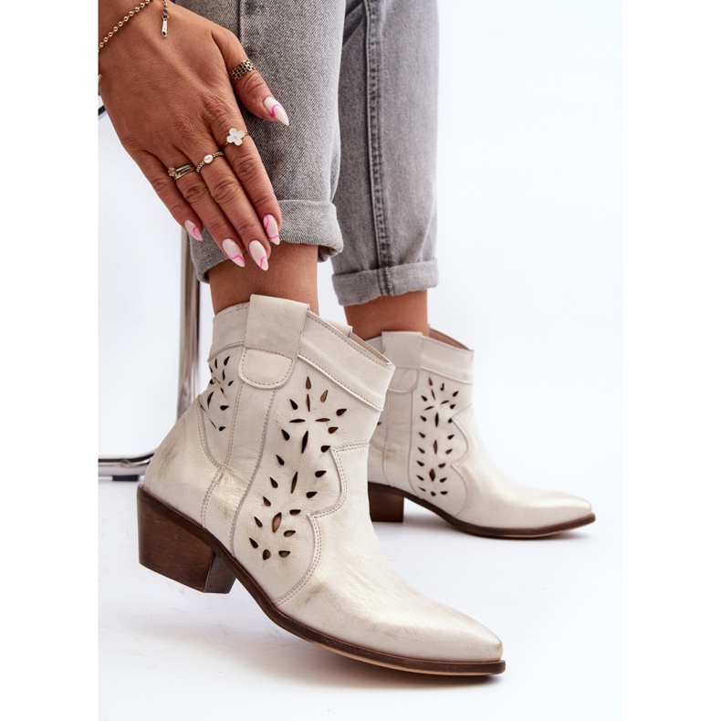 Step in style Čizme Model Zazoo 2870/004 Srebrne - Zakoračite sa stilom siva 1