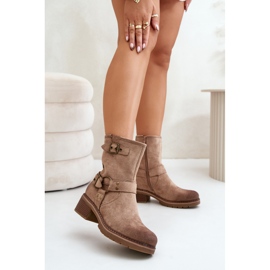 Step in style Čizme Model Zudra 7280 Tamno bež - Zakoračite sa stilom 1