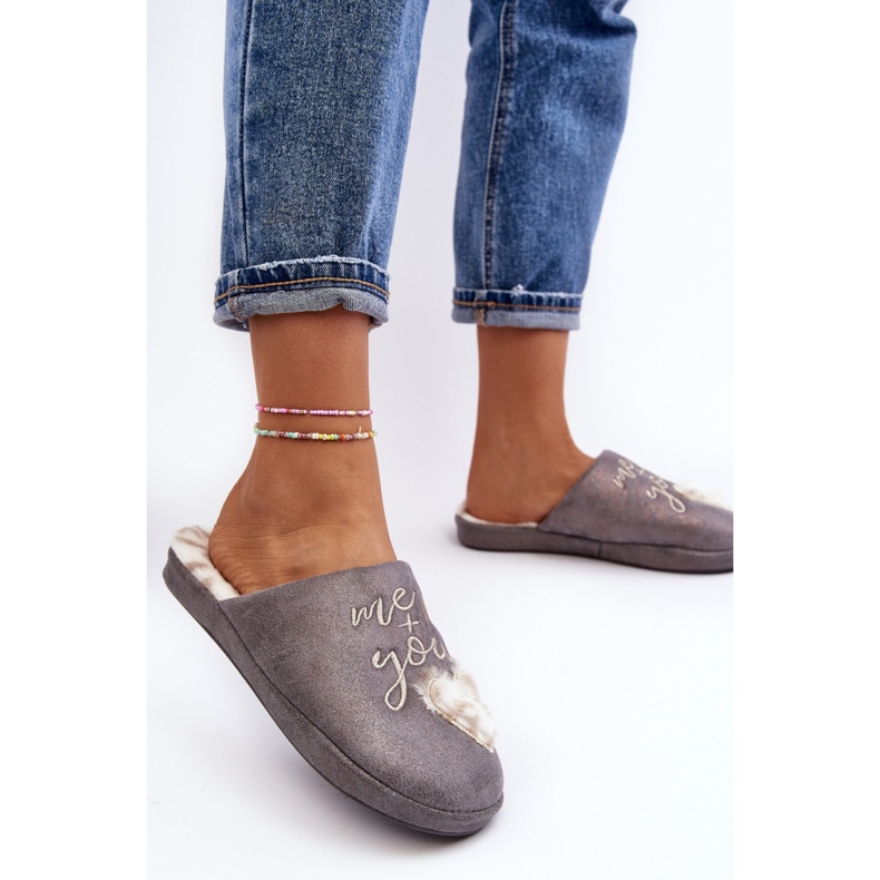 Step in style Papuče Model Geraja MD6003 Siva - Zakoračite sa stilom 2