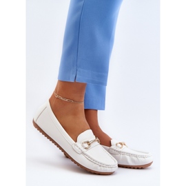 Mokasine NN22-986 Bijele bijela 1