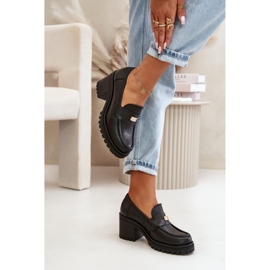 Zazoo crne ženske cipele na visoku petu crna 1