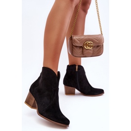 Step in style Kaubojske čizme Model Lewski EV28 crni velur - Zakoračite sa stilom crna 1