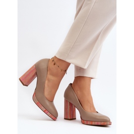 Step in style Cipele Model Laura Messi 2746/252-837 Bež - Korak sa stilom 2