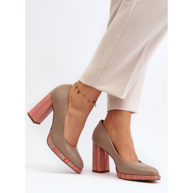 Step in style Cipele Model Laura Messi 2746/252-837 Bež - Korak sa stilom 2