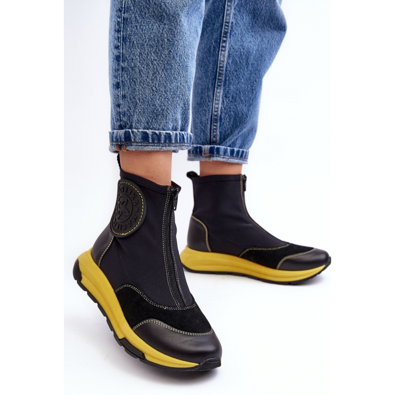 Maciejka Crne ženske gležnjače crna 1