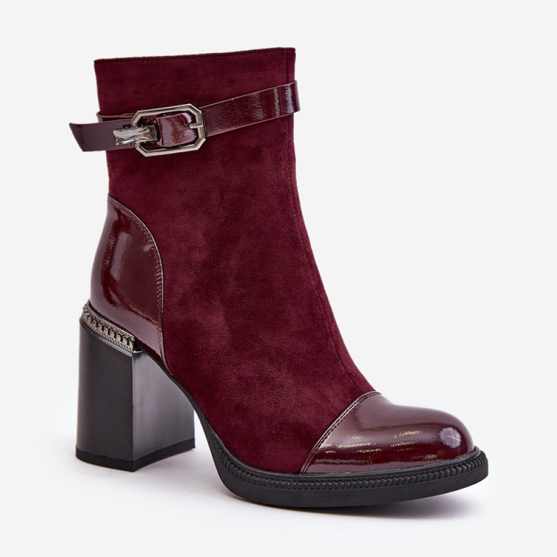 Step in style Čizme Model Da MR880-085 Bordo - Zakoračite sa stilom crvena 2