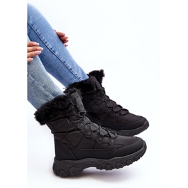 Step in style Čizme za snijeg Vittor model 23SN26-6568 Black - Zakoračite sa stilom crna 2