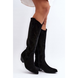 Zazoo crne otvorene gornje čizme crno 1