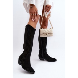 Zazoo crne otvorene gornje čizme crna 2