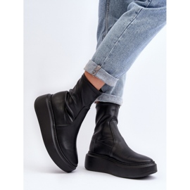 Step in style Čizme Model Zazoo 3395 Black - Zakoračite sa stilom crna 2