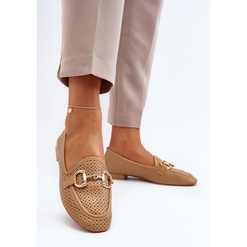 Camel ženske ravne mokasine smeđa 1