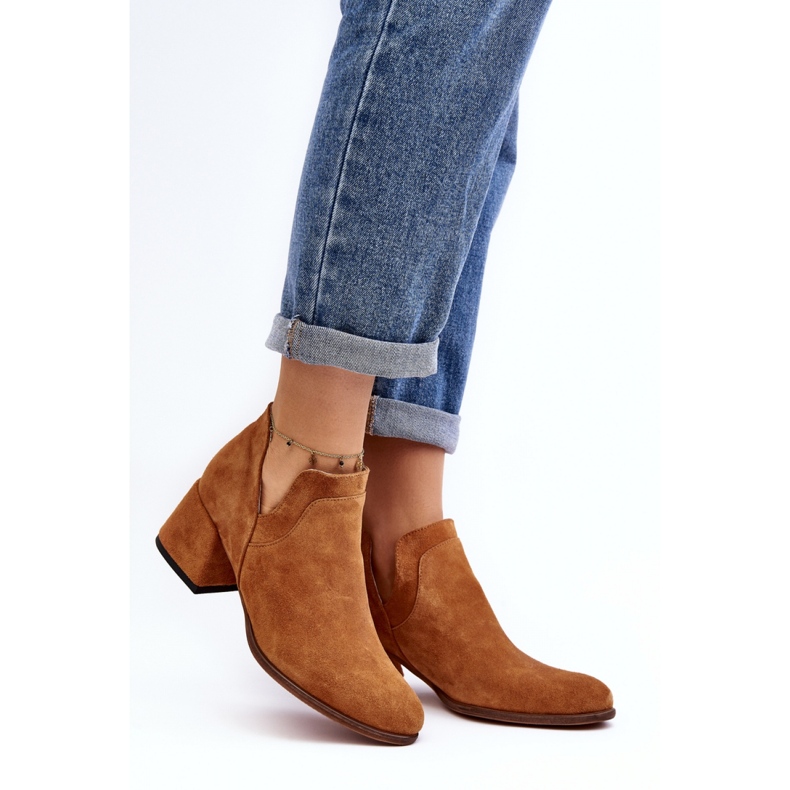 Step in style Čizme Model Dalros 4175 Camel - Zakoračite sa stilom smeđa 1