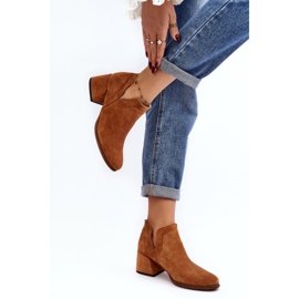 Step in style Čizme Model Dalros 4175 Camel - Zakoračite sa stilom smeđa 2
