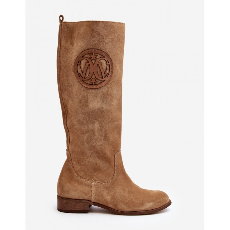 Step in style Čizme Model Zazoo 3367/2 Beige Suede - Zakoračite sa stilom bež 2