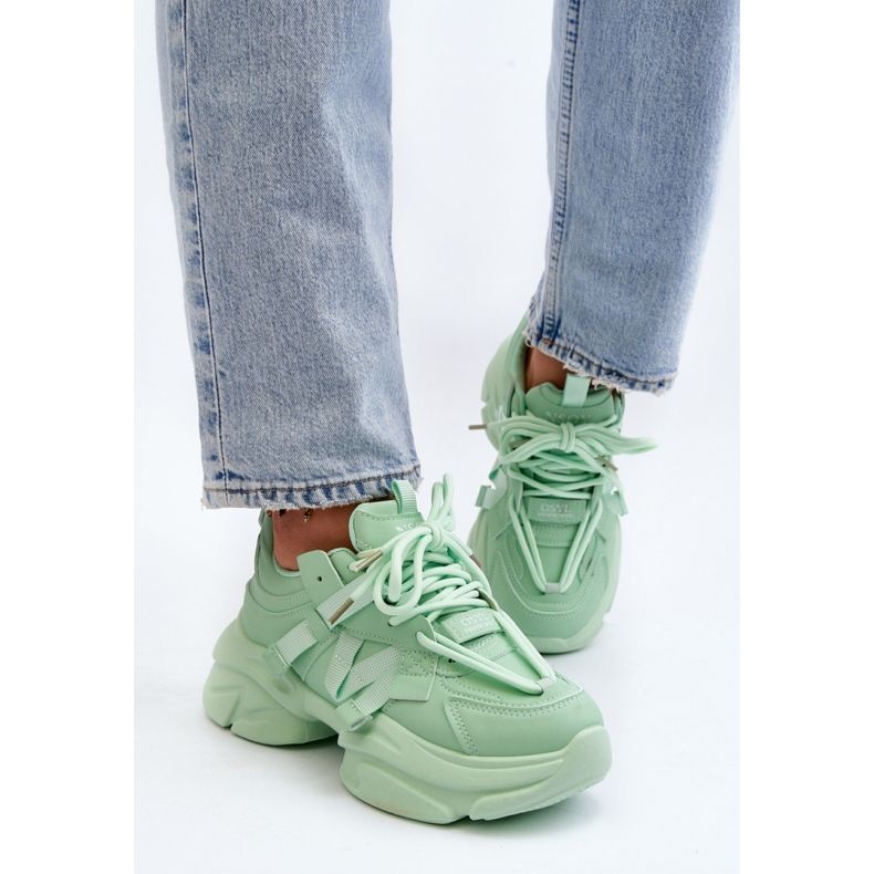 Step in style Sportske cipele Model Windamella LA269P Green - Zakoračite sa stilom zelena 2