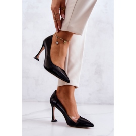 F6102 Crne cipele na štiklu crno 1