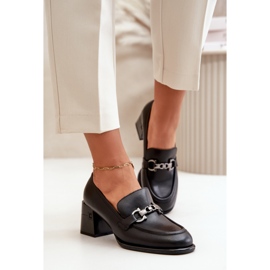 Vinceza crne ženske cipele na visoku petu crno 1