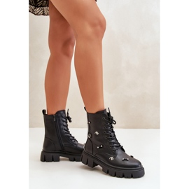 Ženske torbe s crnim ukrasima crna 1