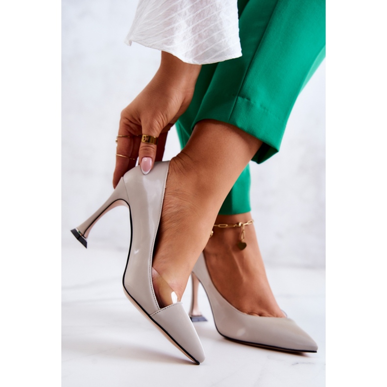 Step in style Visoke potpetice Model Tamira F6102 Svijetlo siva - Zakoračite sa stilom 1