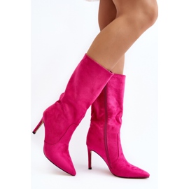 Step in style Čizme Model Odetteia CLS-256 Fuchsia - Zakoračite sa stilom ružičasta 2
