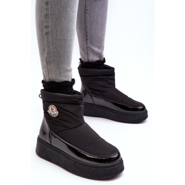 Step in style Čizme za snijeg Model Gattea HY852 Black - Zakoračite sa stilom crna 2