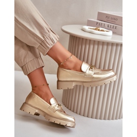 Step in style Mokasine Model Zanita GQ8-010 Zlatne - Zakoračite sa stilom žuta boja 1