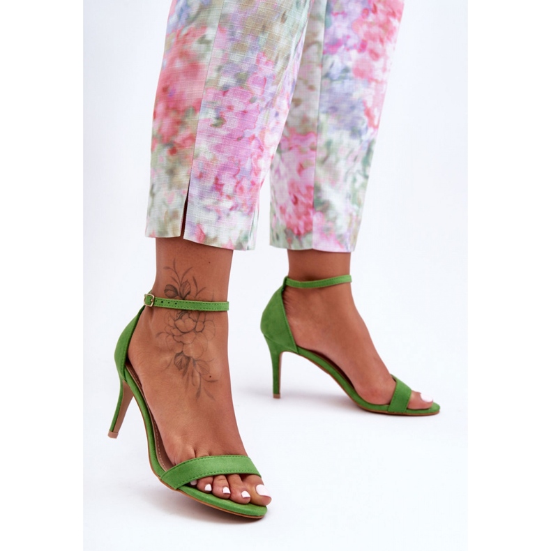 Step in style Sandale Model Tossa LE0102P Green - Zakoračite sa stilom zelena 2