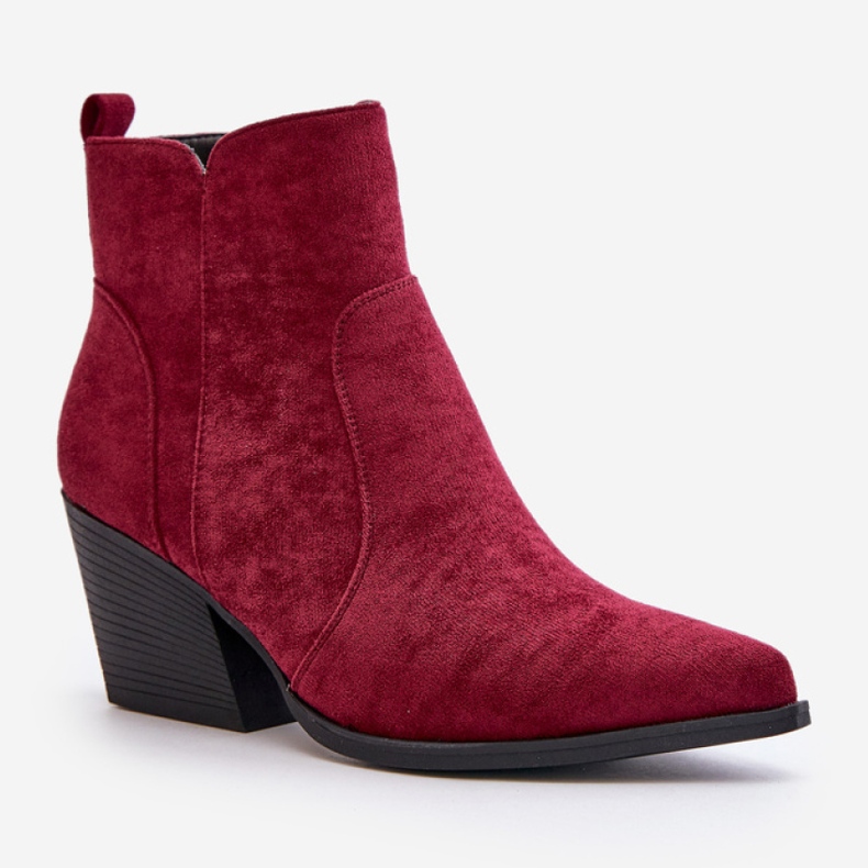 Step in style Čizme Model Virtris RQ491 Bordo - Zakoračite sa stilom crvena 2