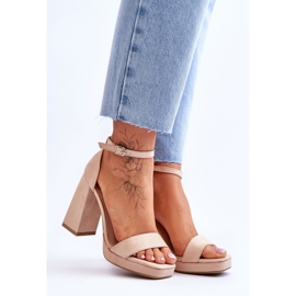 Step in style Sandale Model Merila LC-29 Bež - Zakoračite sa stilom 1