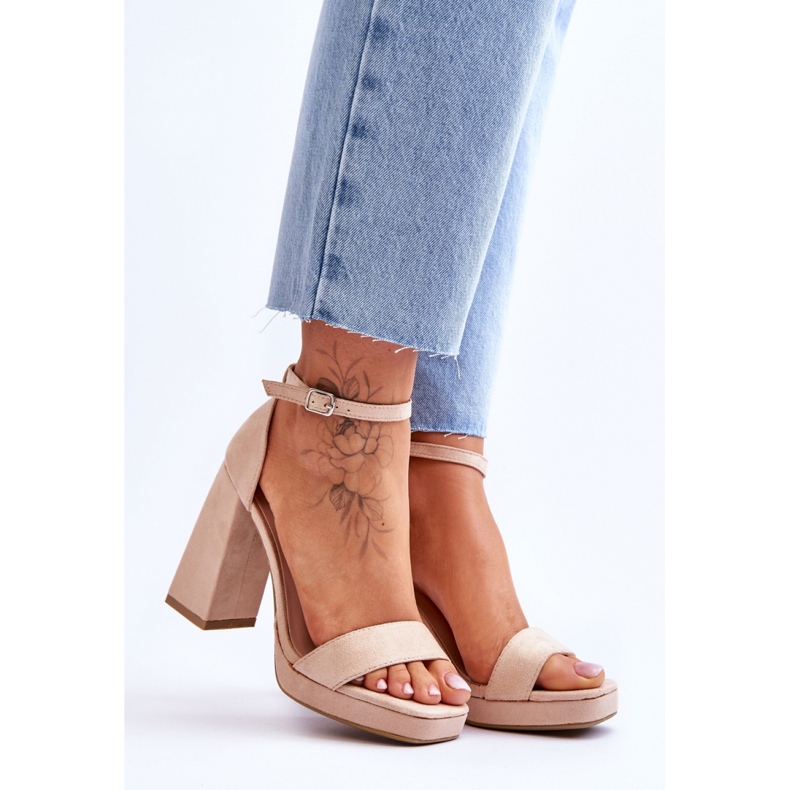 Step in style Sandale Model Merila LC-29 Bež - Zakoračite sa stilom 1