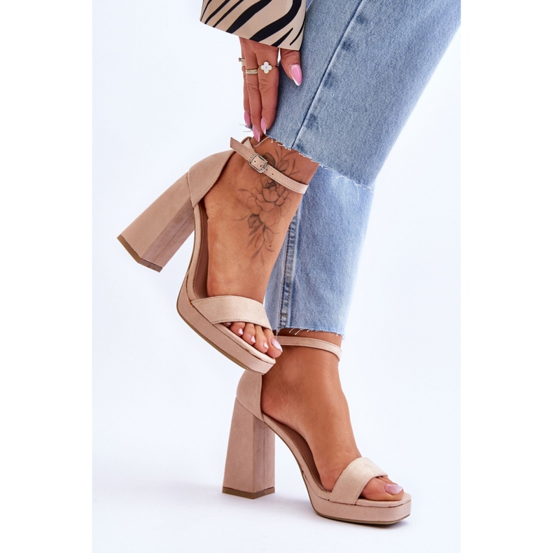 Step in style Sandale Model Merila LC-29 Bež - Zakoračite sa stilom 2